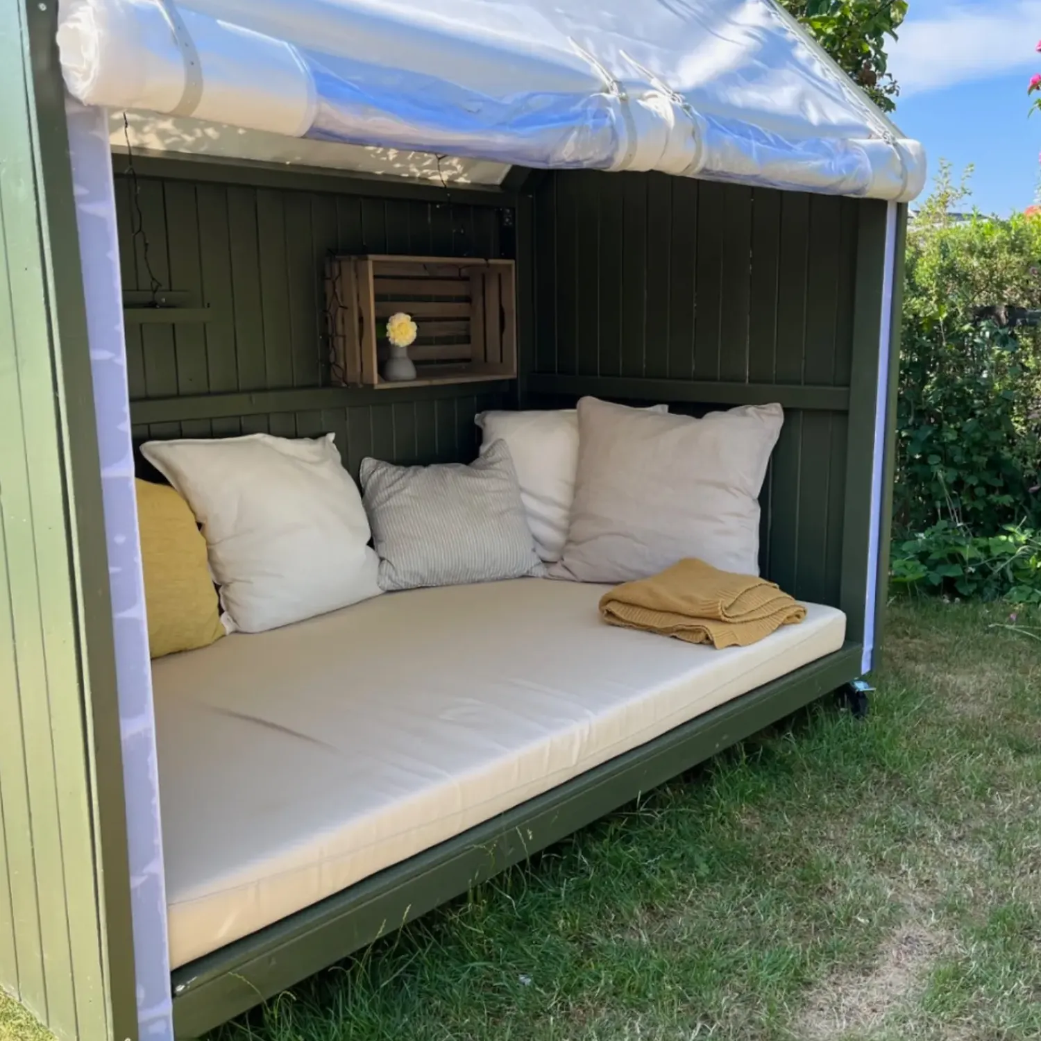 Outlet Plus shelter på hjul ubehandlet nåletræ