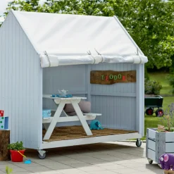 Outlet Plus shelter på hjul ubehandlet nåletræ