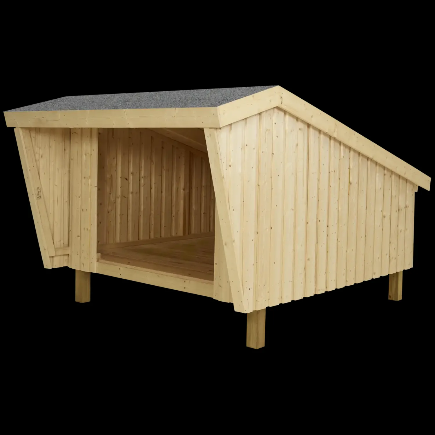 Shelters^Plus shelter ubehandlet nåletræ inkl. beslag/skruer