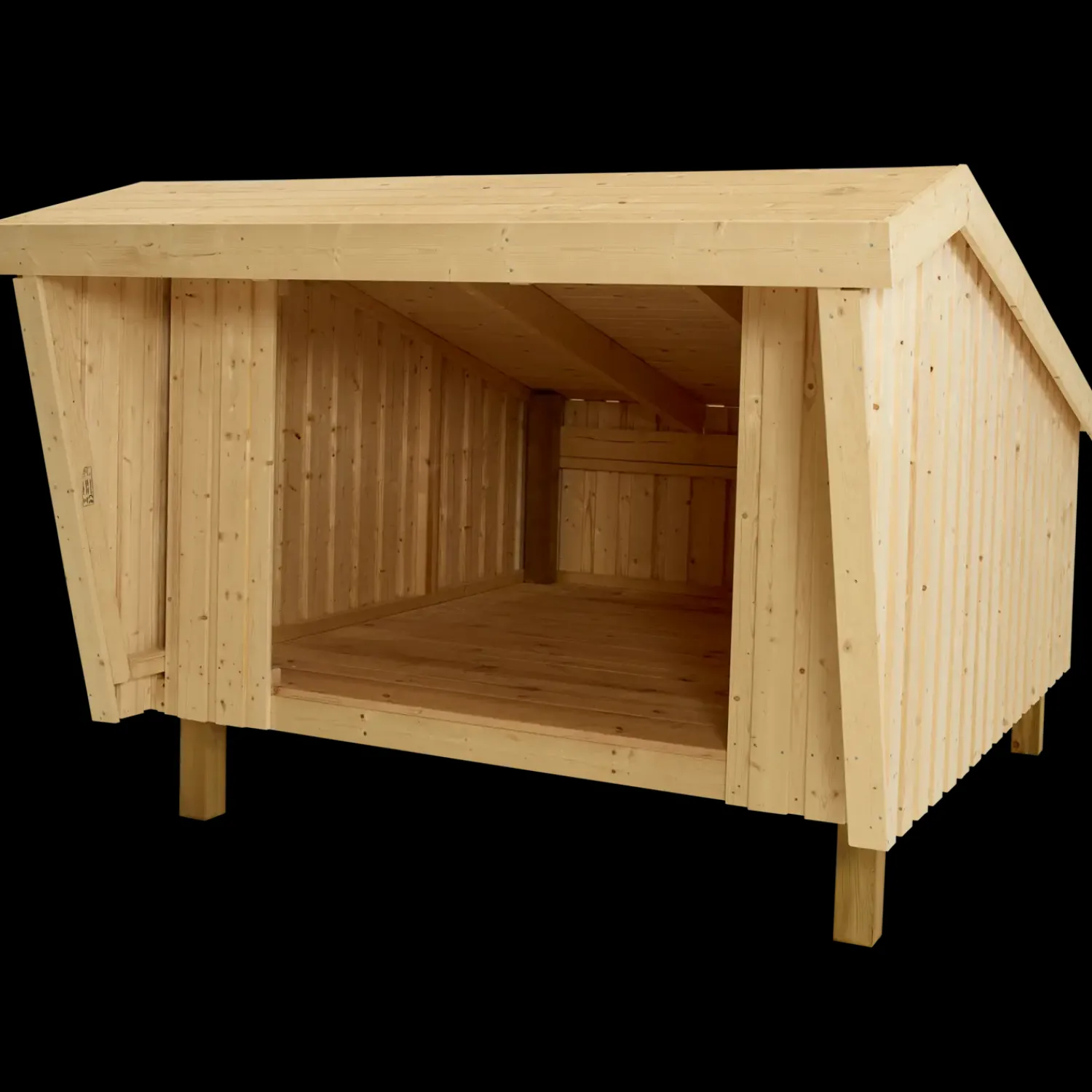 Shelters^Plus shelter ubehandlet nåletræ inkl. beslag/skruer