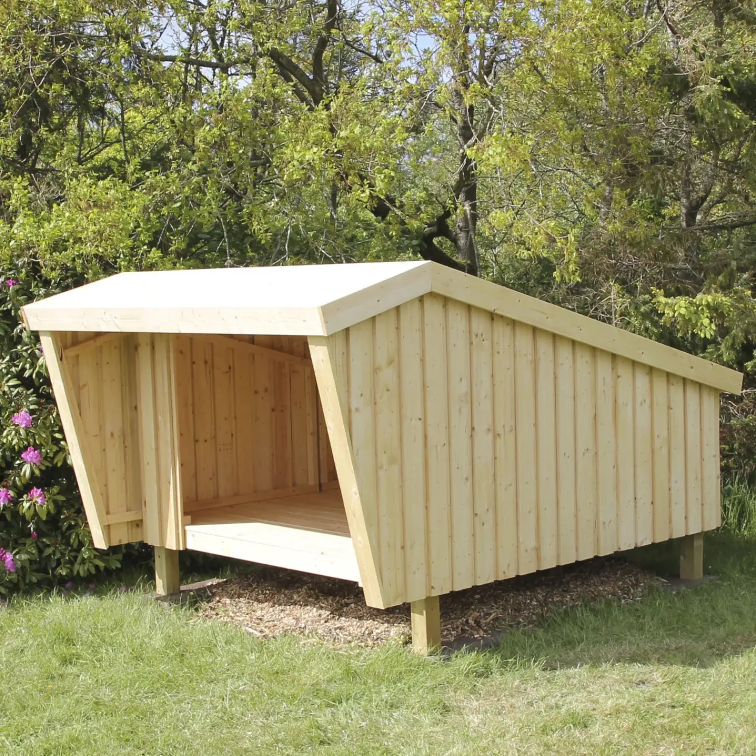 Shelters^Plus shelter ubehandlet nåletræ inkl. beslag/skruer