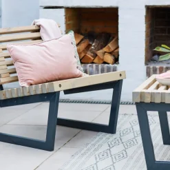 Plus Bord- Og Bænkesæt^Siesta rustik trallestol 80 cm