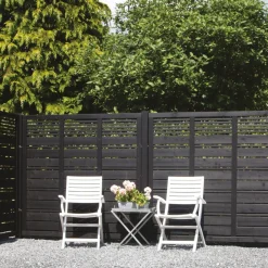 Hot Plus Silence hegn 176x110 cm sort