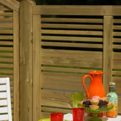 Plus Lamelhegn^Silence hegn 176x110 cm trykimprægneret