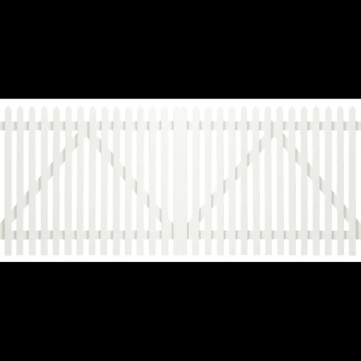 Plus Havelåger^Skagen Lux dobbeltlåge 300x80 cm hvid