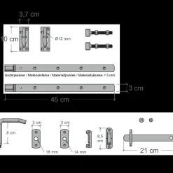 Clearance Plus Skagen Lux enkeltlåge 100x120 cm hvid
