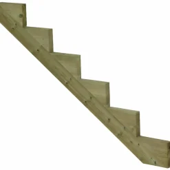 Clearance Plus Terrassetrappe 6 trin 105x151 cm 34,2°  180 cm