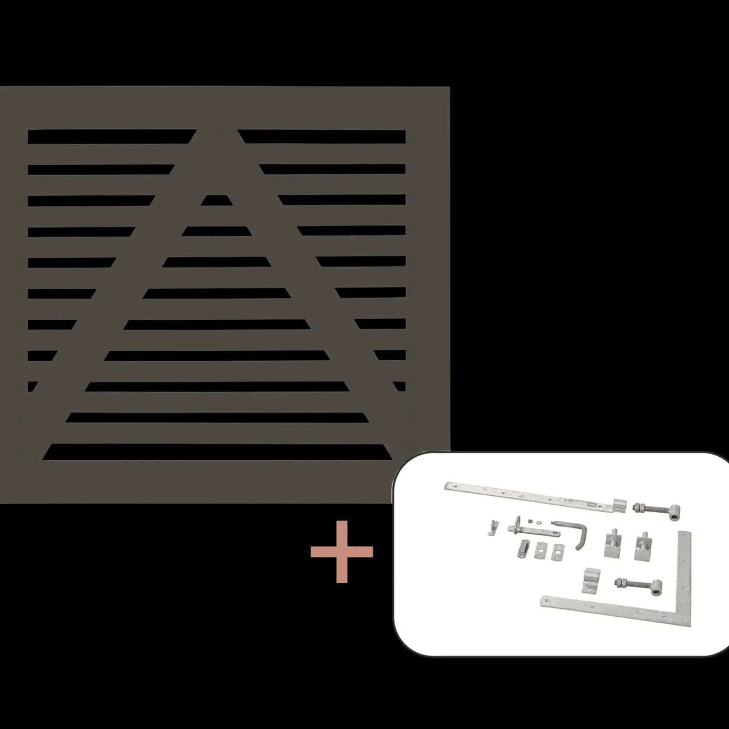 Hot Plus Tokyo Enkeltlåge inkl. beslag 100x90 cm