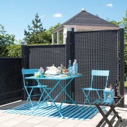 Plus Komposithegn^Trend hegn 115×110 cm sort