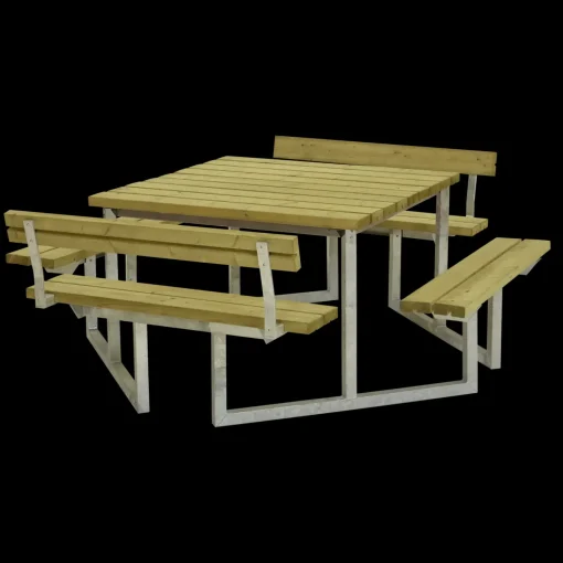 Best Plus Twist bord/bænkesæt med 2 ryglæn 204 cm  trykimp