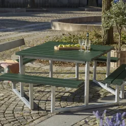 Best Plus Twist bord/bænkesæt med 2 ryglæn 204 cm  trykimp