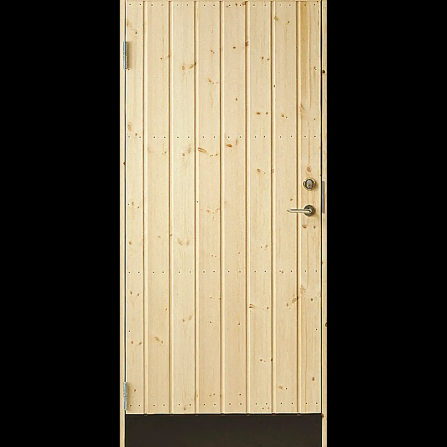 Indretning Og Tilbehør Til Skure^Plus udhusdør panel VU ubehandlet inkl. karm