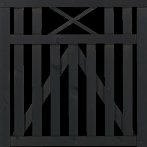 Plus Havelåger^Vinesse enkeltlåge 100x98 cm sort