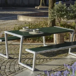 Plus Bord- Og Bænkesæt^Zigma bord/bænkesæt 176 cm grøn