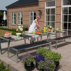 Plus Bord- Og Bænkesæt^Zigma bord/bænkesæt 176 cm grøn