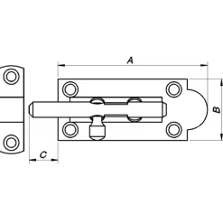 Clearance Peder Nielsen PN skudrigle 78 mm elforzinket