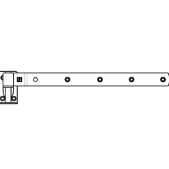 Peder Nielsen PN stabelhængsel 373x75 mm m/13 mm tap varmforz. 2 stk