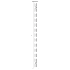 Discount Peder Nielsen PN vægskinne t/hyldeknægt 1600 mm hvid