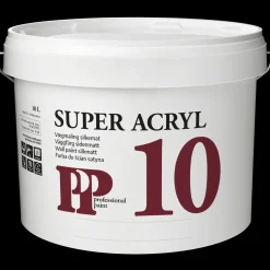 Hot PP Vægmaling Super 10 Acryl hvid 9,1 L