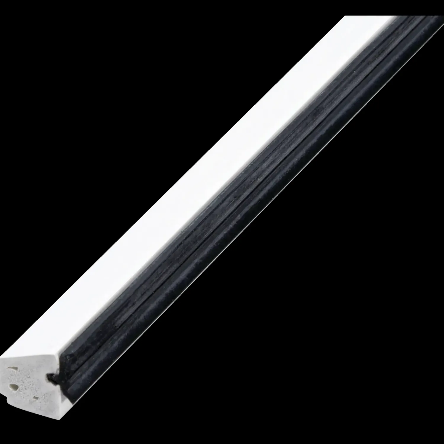 Glaslister^Primo sideglasliste hvid 16x16x2500 mm