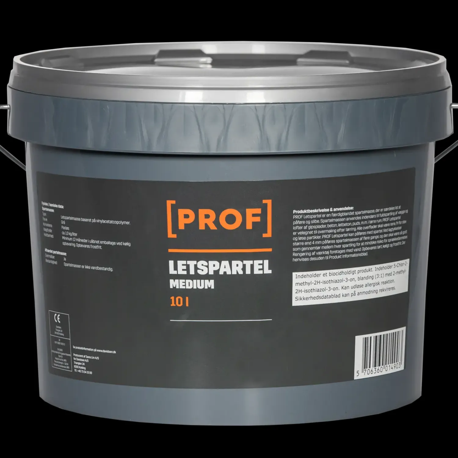 Sale Prof spartelmasse medium 10 L