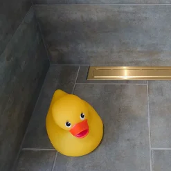 Purus Afløb Og Rør^Line Rib ramme og rist 1000 mm messing