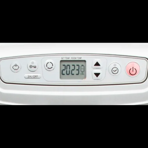 Qlima Petroleums- Og Gasovne^SRE3531 TC-2 elektronisk petroleums kamin - silver