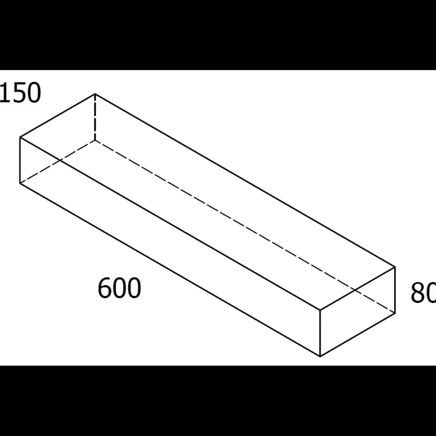 Discount RBR Nordic-Line Grå haveflise - 15x60x8 cm