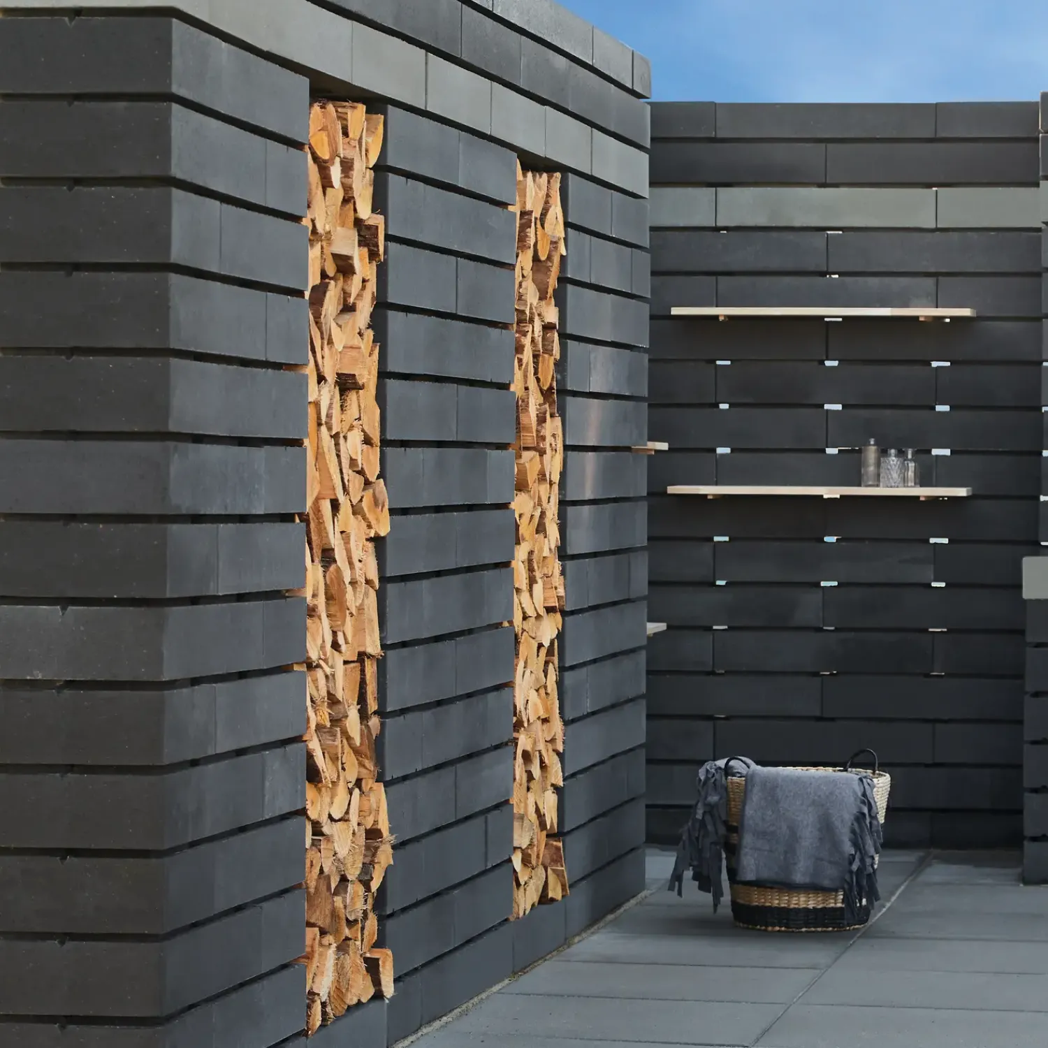 Discount RBR Nordic-Wall afdækning, 60x30x10 cm, koks