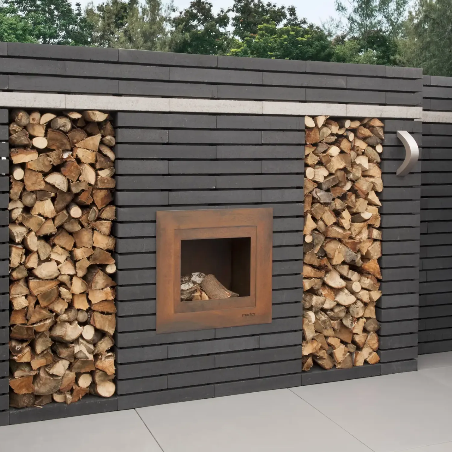 Best RBR Nordic-Wall bloksten, 60x30x12 cm koks