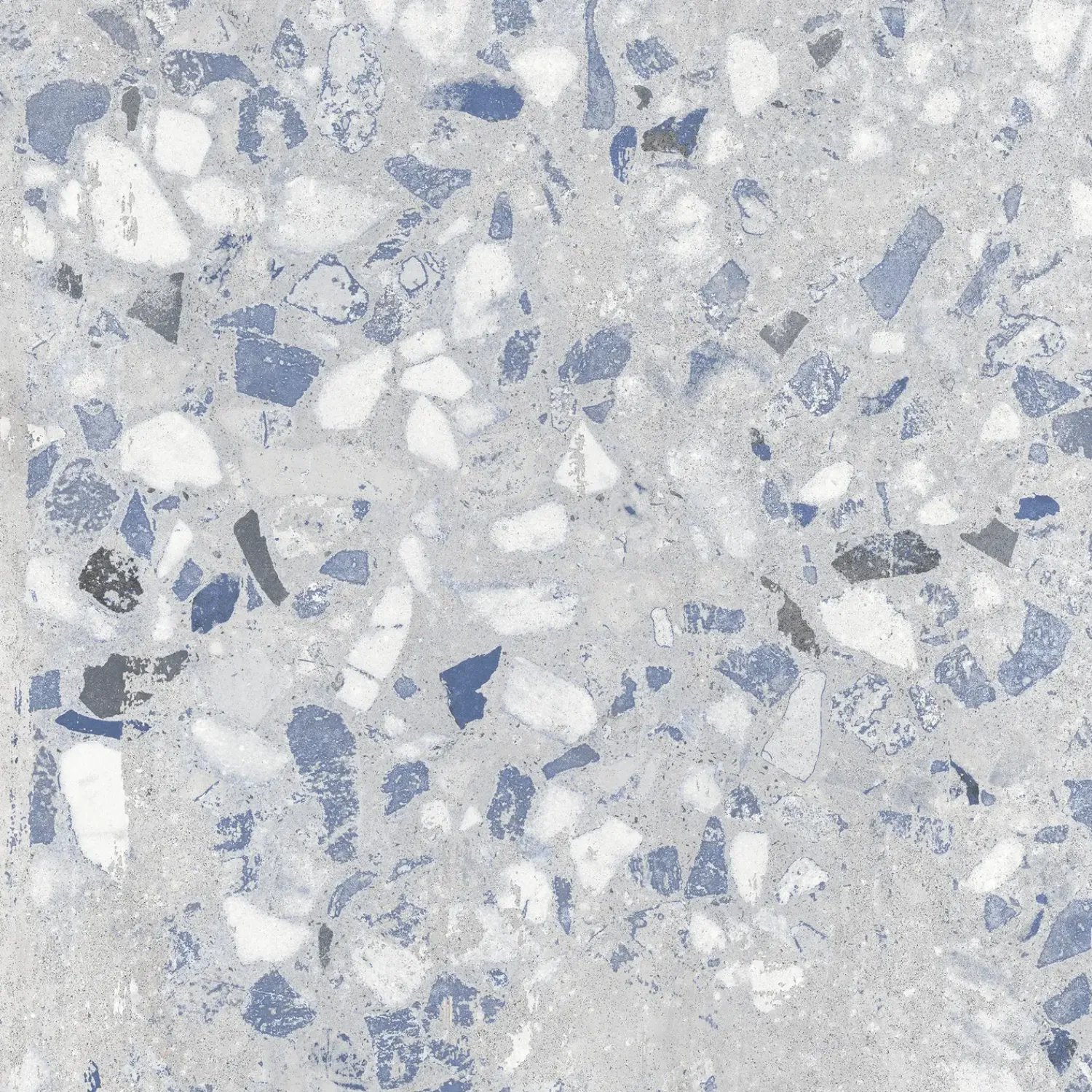 Gulv- Og Vægfliser|Terrazzofliser^Recycle River Blue 60x60 cm