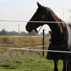 Stolper Og Hegnspæle^Re-textile spidspæl Ø7 x 245 cm - sort