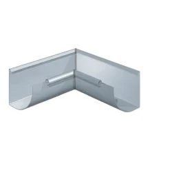 Outlet Rheinzink 90° kvartrund indv. gering 333x300x0,7 mm