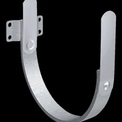 Rheinzink Zinktagrender^halvrund konsoljern m/zinkfjeder 280x255 mm