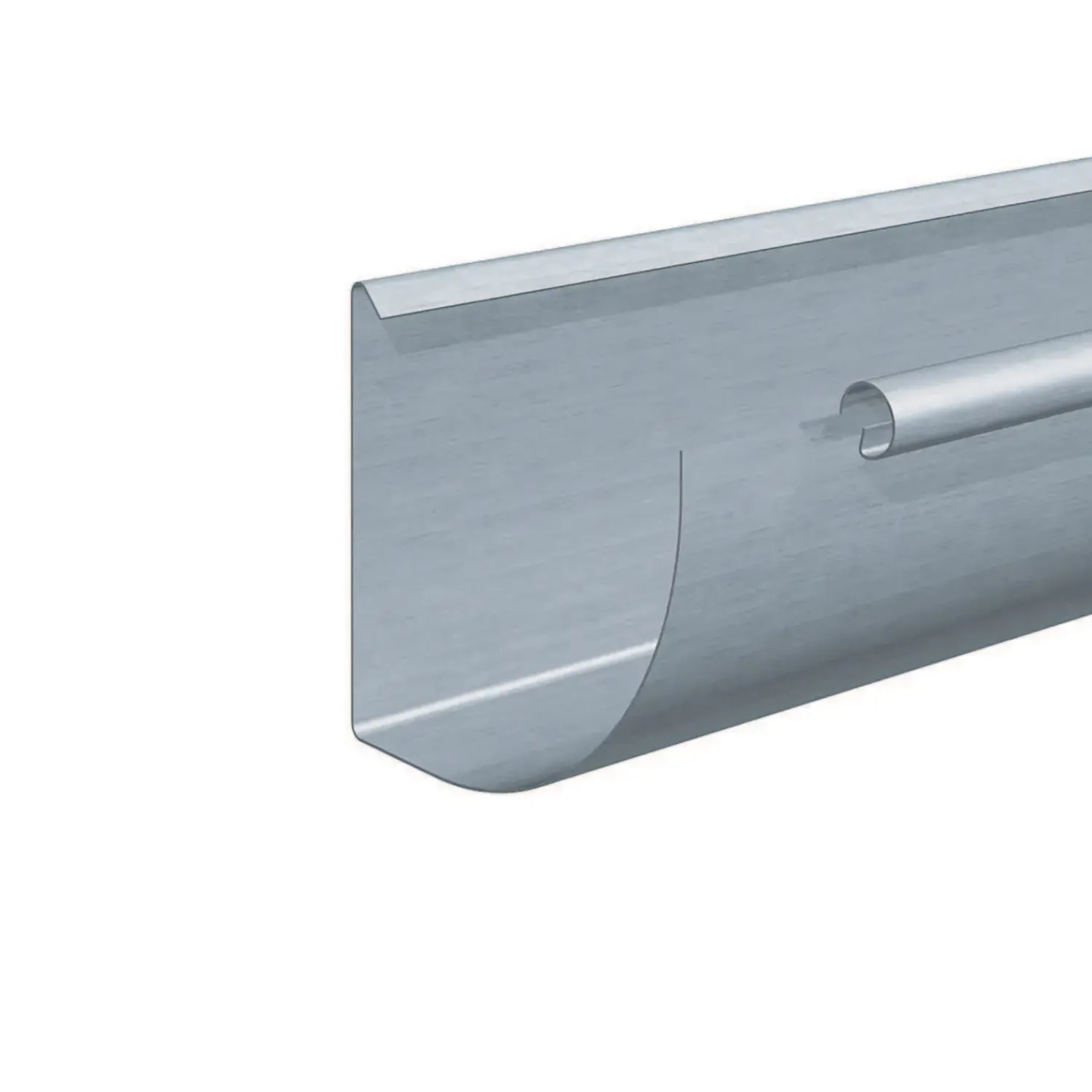 Rheinzink Zinktagrender^kvartrund tagrende 333x3000x0,7 mm