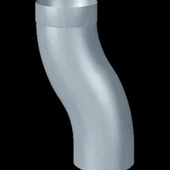 Hot Rheinzink sokkelknæ/nedførsel 87 mm