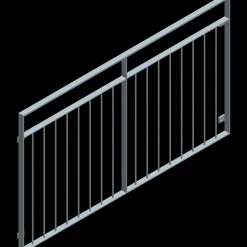 Balkoner Og Baldakiner^Rækværk 154 cm