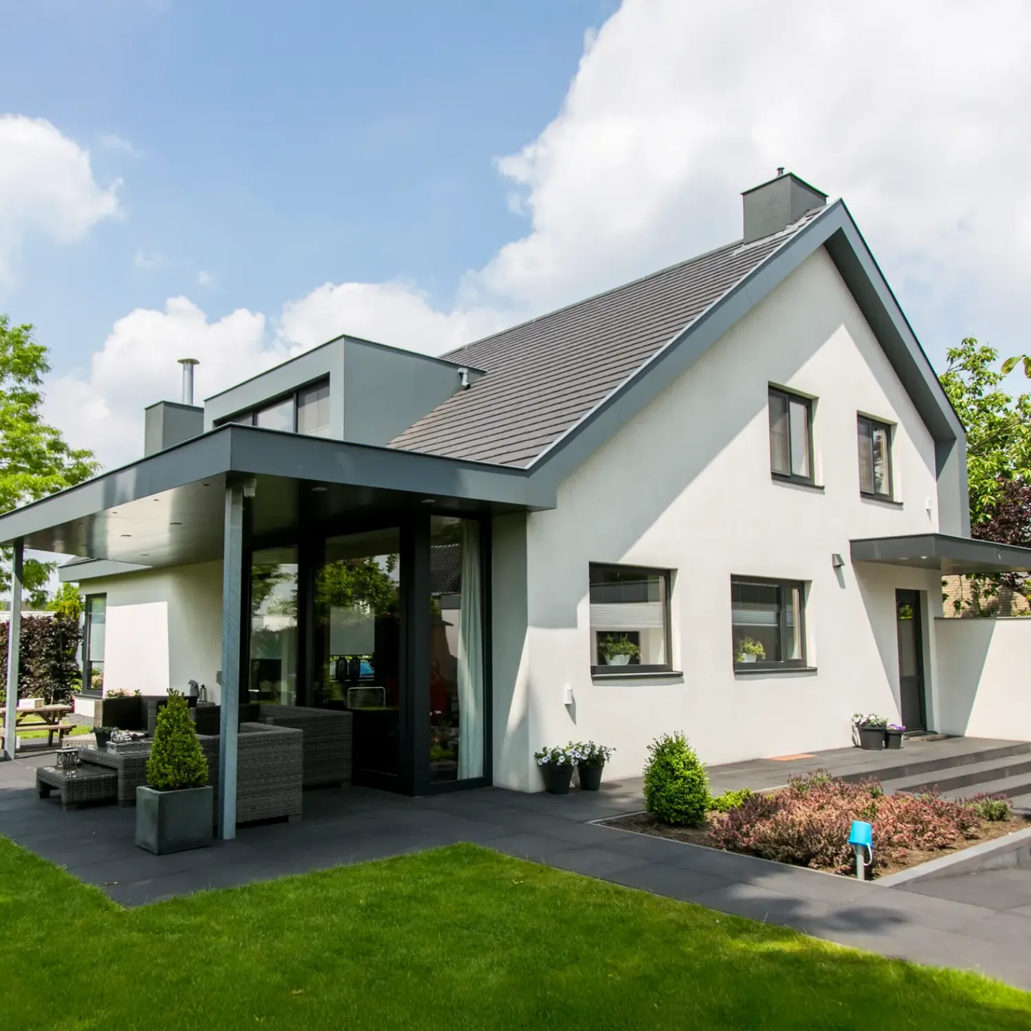 Facadeplader^Rockpanel plader UNI 8x1200x2500 mm grafitsort