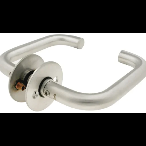 Outlet Ruko dørgreb Scandinavia U- form Ø19 mm m/roset rustfrit stål