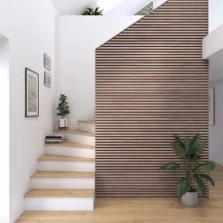 Akustikpaneler^Rungsted akustikpanel valnød, 20 x 600 x 3000 mm