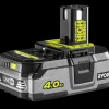 Ryobi Batterier Og Opladere^RB1840T 4.0 Ah lithium+ batteri 18V ONE+