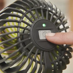 Ryobi Bord- Og Gulvventilatorer^RCF4-0 klemmeventilator 4V USB lithium solo