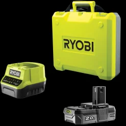 Ryobi Bore- Og Skruemaskiner^R18PD7-220B akku slagbore-/skruemaskine 2x2,0 Ah 18V ONE+