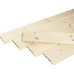 Discount Saunabeklædning granrustik 19x100 mm ubehandlet 3,0 m