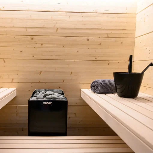Udendørs Saunaer^Saunaovn Welldana®-E 8 kW t/ekstern kontrolpanel 400V3N