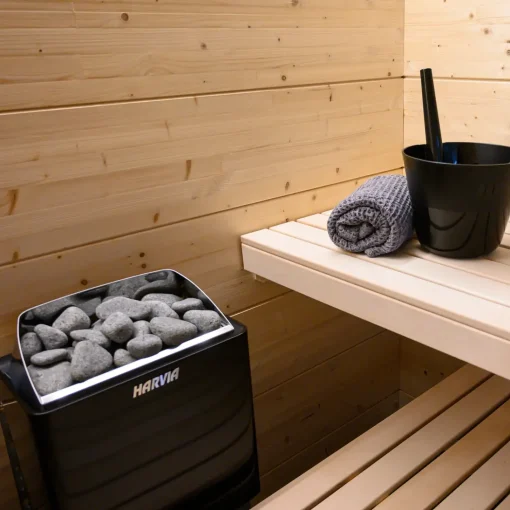 Udendørs Saunaer^Saunaovn Welldana®-E 8 kW t/ekstern kontrolpanel 400V3N