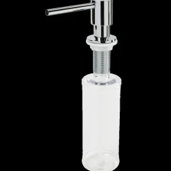 Sæbedispenser til køkkenvask krom