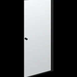 Clearance Scanbad brusedør 89x200 cm mat sort