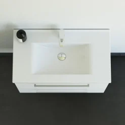 Best Scanbad Multo+ vaskeskab m/Amber vask 80 cm mat hvid
