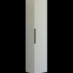 Højskabe^Scanbad NOW højskab m/enkelt låge 176x40x35 cm mat lyseblå, stribet front